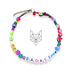 Badass Necklace (custom word) 