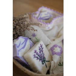 Üzümlü Dokuma Hamam Set / Lavanta