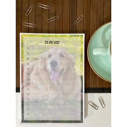  Köpek Temalı Golden Retriever A5 To Do List Not Defteri