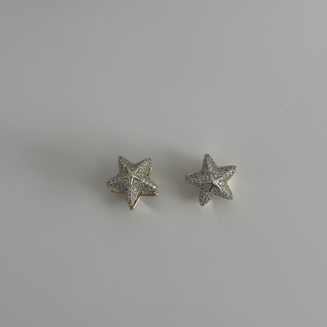 Xuping 14K Taşlı Yıldız Küpe 