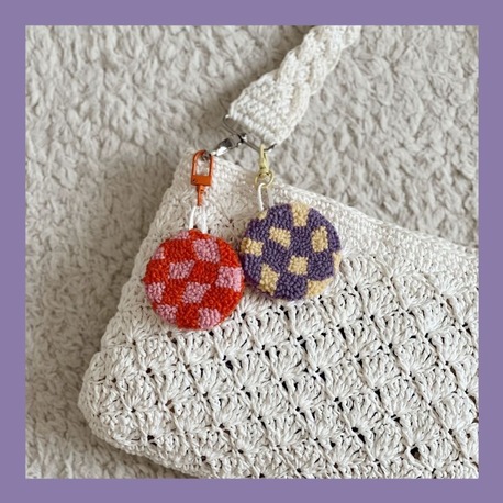 Damalı Anahtarlık&Charm