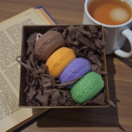 Macaron Rüyası Mum Seti - El Yapımı