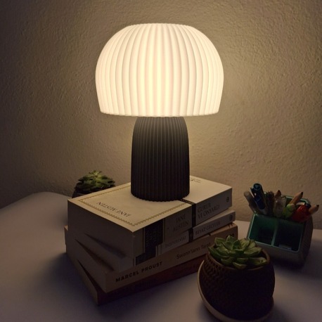 3d Baskı Mushroom Masa Lambası 