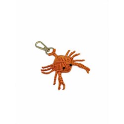 Handmade Macrame Crab Charm