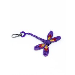 Handmade Macrame Dragonfly Charm