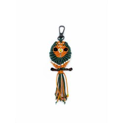 Handmade Macrame Owl Charm
