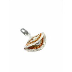 Handmade Macrame Oyster Charm