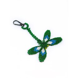 Handmade Macrame Dragonfly Charm