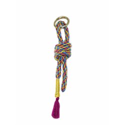 Handmade Braided Rope Bag Charm