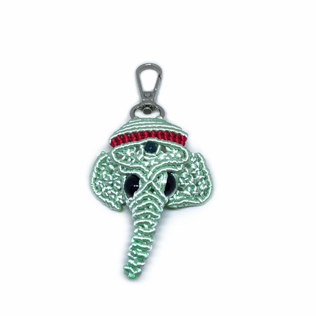 Handmade Macrame Elephant Charm