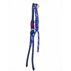 Handmade Paracord Glass Bead Charm