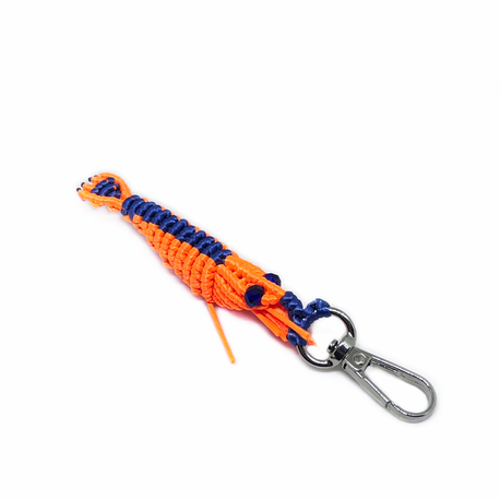 Handmade Macrame Shrimp Charm
