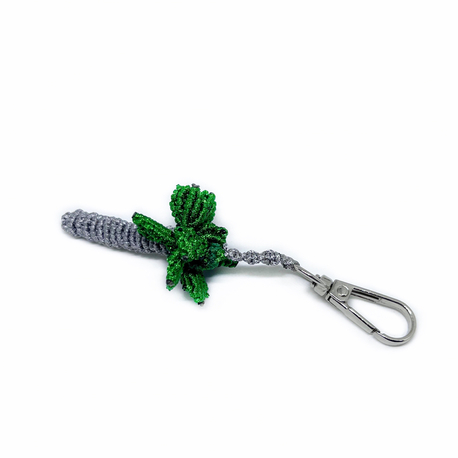 Handmade Macrame Palm Tree Charm