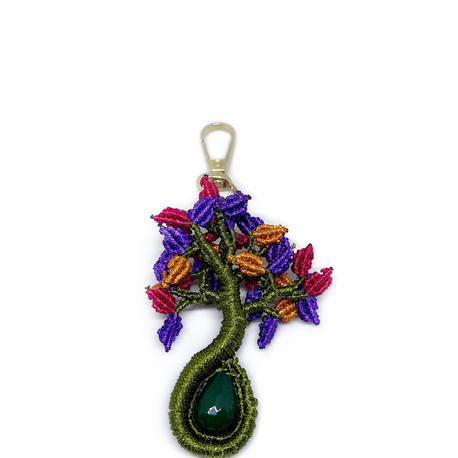 Handmade Macrame Tree of Life Charm