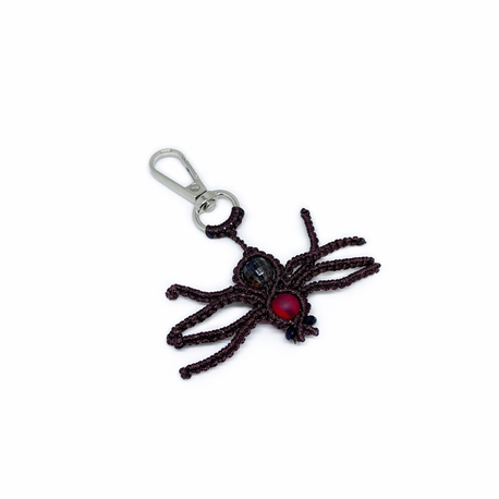 Handmade Macrame Spider Charm