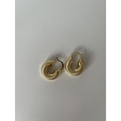 Serena halka küpe gold