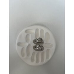 Düğüm model yüzük silver