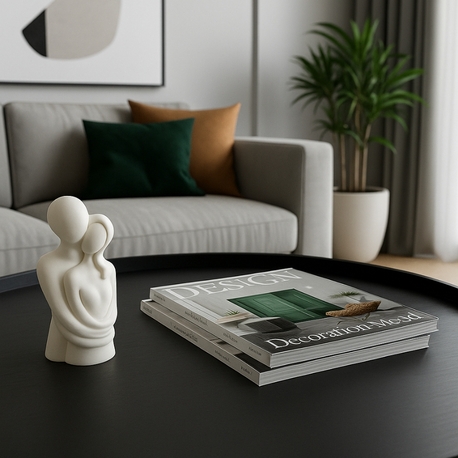 Dekoratif Minimal Sarılan Çift