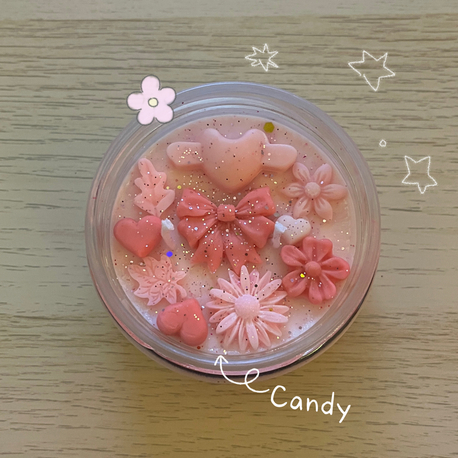 Romantic Bloom | Çilek & Vanilya Kokulu Dekoratif Mum