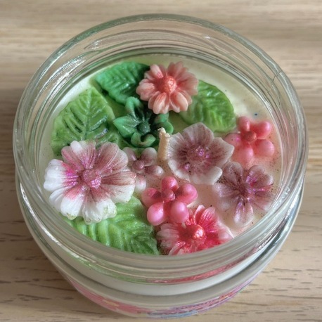 Flower Garden | Çiçek Figürlü El Yapımı Soya Mum