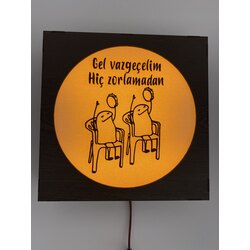 Gel Vazgeçelim - Işıklı Dekor