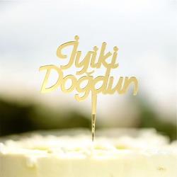 Doğum Günü Pasta Süsü - İyi ki Doğdun 2