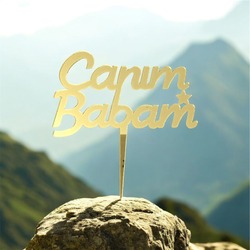 Doğum Günü Pasta Süsü - Canım Babam