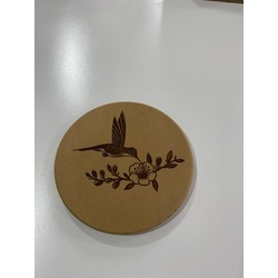 Kalın ve Büyük Boy Desenli Nihale Dekor