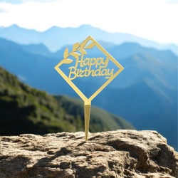 Doğum Günü Pasta Süsü - Happy Birthday 1