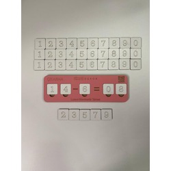 Ahşap Çıkarma İşlemi - Çıkarmayı Öğreniyorum Puzzle Renk Pembe