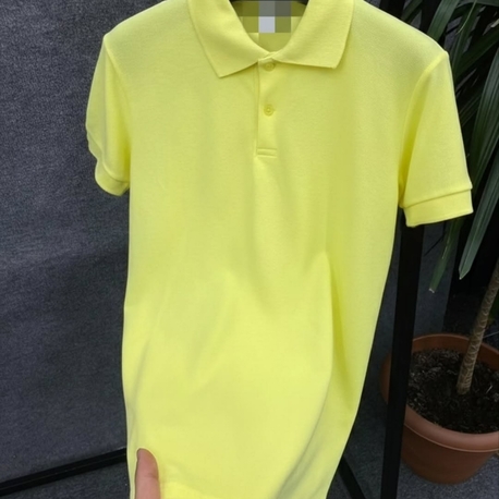 Sarı Poloyaka T-shirt 