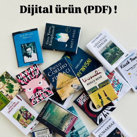 15 adet Minyatür Maket Kitap PDF 