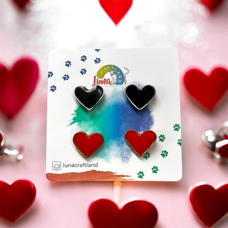 Double Heart Earrings