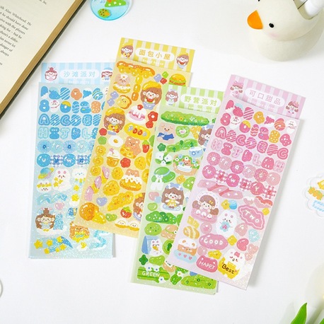 2'li Buyuk Hologram Stickers Deco Stickers