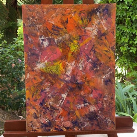 HOPE - Tuval üzeri akrilik boya / 35x50 cm
