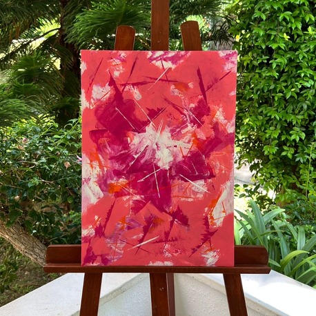 PASSION - Tuval üzeri akrilik boya / 35x50 cm