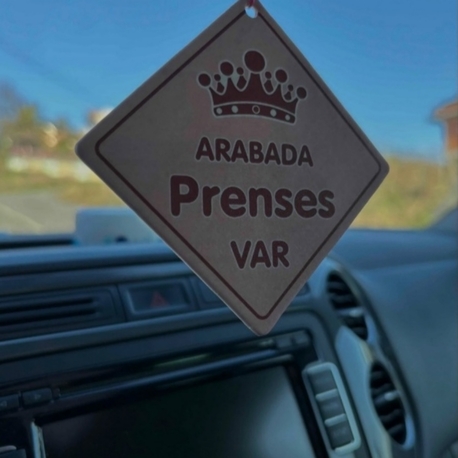  Arabada Prenses Var Tasarımlı Sevimli Araç Kokusu ve Aksesuarı