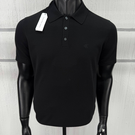 Calvin Klein Triko Siyah Polo Yaka Regular Fit T-Shirt