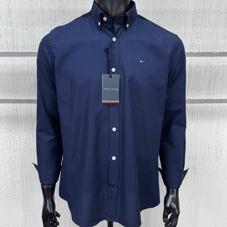 Tommy Hilfiger Lacivert Regular Gömlek