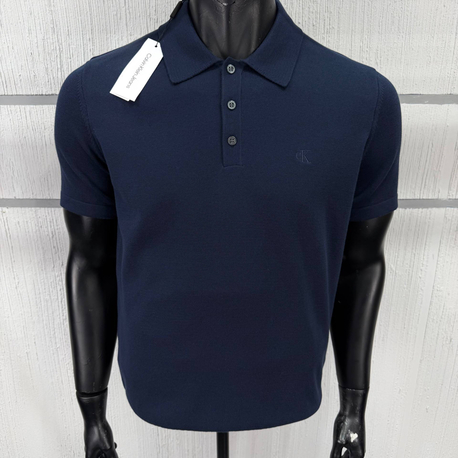 Calvin Klein Triko Lacivert Polo Yaka Regular Fit T-Shirt