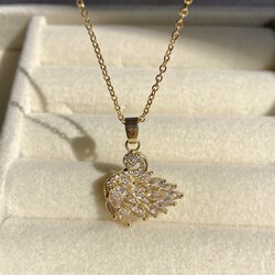 Çelik Gold Kuğu Kolye
