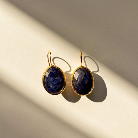 Lapis Lazuli ‘Muse’ Küpe