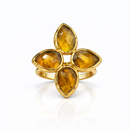 Citrine Bloom Yüzük
