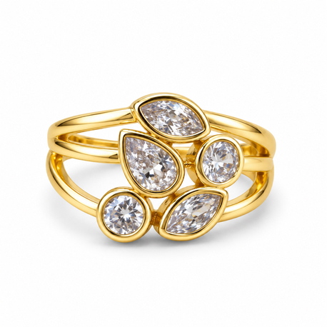 Bague Éclats de Lumière Yüzük