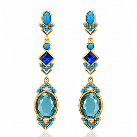 Azure Imperia Küpe