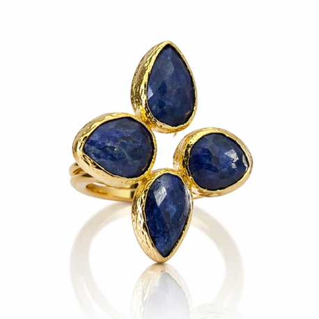 Lapis Lazuli Bloom Yüzük