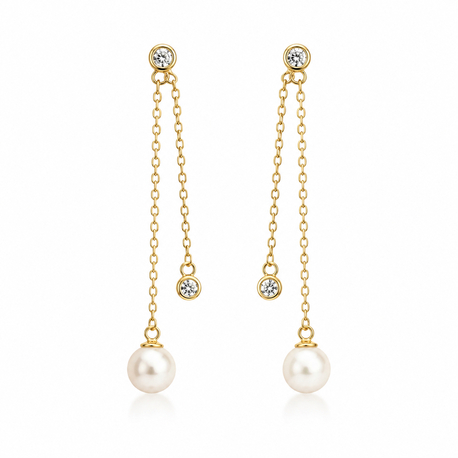 Pearl Cascade Küpe