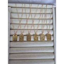 Tarot Gold Kolye