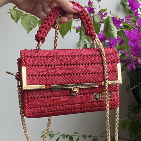 Lupinaria VERA - Deep Red Tasarım Çanta 