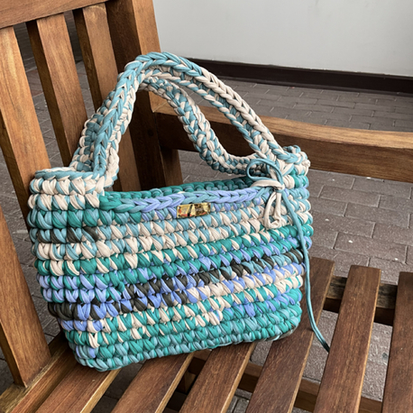 Lupinaria ISOLA - Ocean Breeze Tote Örgü Çanta